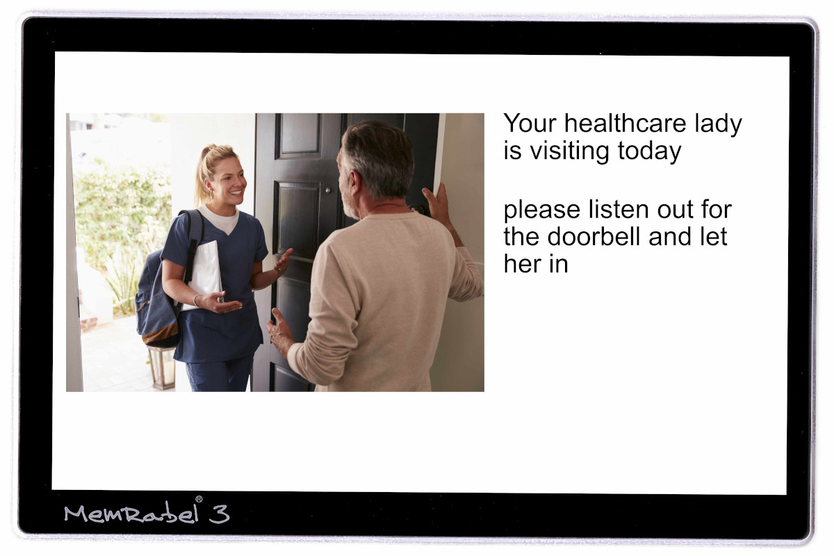 MR3 Healthcare Lady at the Door with Man